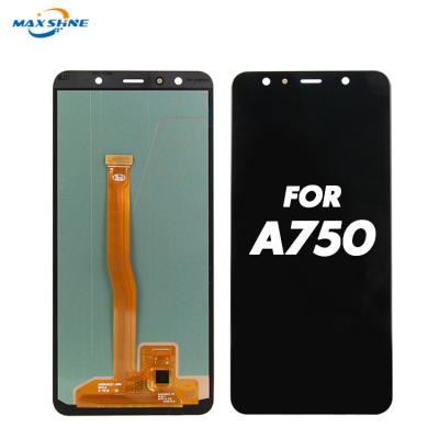 China Wholesale Original Mobile Phone LCDs Touch Screen LCD Display For Samsung A7 /A750 Screen Replacement 2018 LCD For Samsung A750 for sale