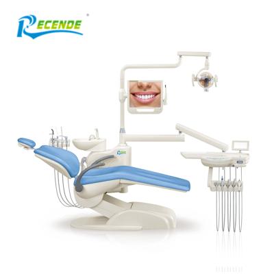 China BL-808 Complete Dental Electric Down-Rise Clinic Chair Complete Dental Unit With LED Light for sale