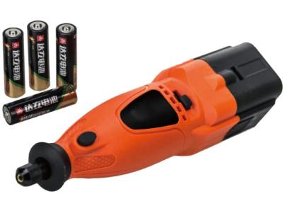 China 6V AA Cordless Dry Battery Die Grinder Mini Grinder Rotary Tools Kit PTMG410 for sale