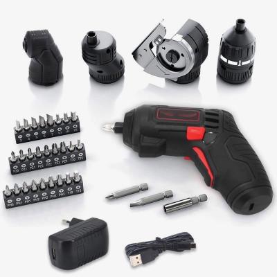 China 4V 4in1 cordless screwdriver with exchangeable attachments PTCSDS020 for sale