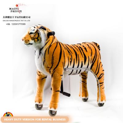 China Ride On Toy Amusement Park Ride On Plush Toy, Ride On Animal Play Ride On Tiger for sale