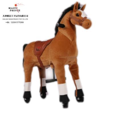 China Ride on Toy Life Size Ride on Playground Animal Toys for Adult and Kids, No Electric Animal Ride Toy Needed for sale