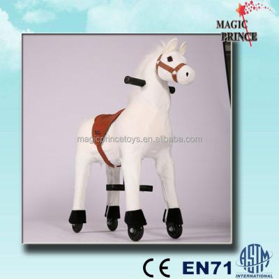 China Magic Animal Toy Prince Indoor Playground Riding Ride On Toys, Mechanical Horse, Stuffed Pony For Riding for sale