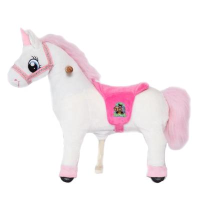 China Ride On Toy Kiddie Plush Unicorn Toy For Kids And Adults for sale