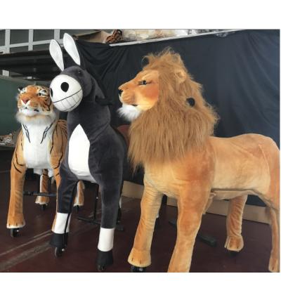 China Riding animal toy (EN71&SGS&HI&CE) | (passage!!) plush, plush, steel, PU and wood for riding games hardware and ride on Toy Style horse riding games for sale