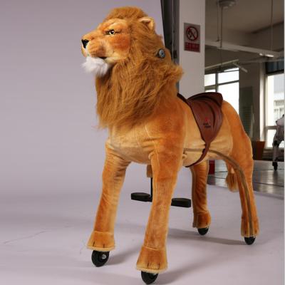 China Ride On Toy HI EN71 ASTM Promotional Magical Prince Animal Scooters Mechanical Toys Walking Animal Horse/Walking Panda Bear for sale