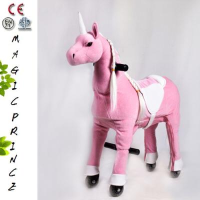 China Ride On Horse Toy Factory 2015 Best Riding Toys Unicorn Plush Ride On Animal, Ourdoor Ride On Horse Pony for sale