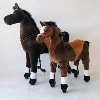 China Ride on toy WALKING HORSE FOR RENTAL IN ANMIAL AMUSEMENT PARK RIDING PONY RIDE CYCLE TOY for sale