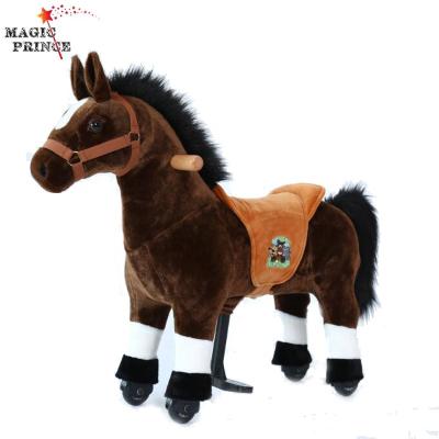 China Toy Wholesale Animals Ride On Horse Along In The Mall Of Plush, ASTM Pass Horse Ride Horse Toys For Kids for sale