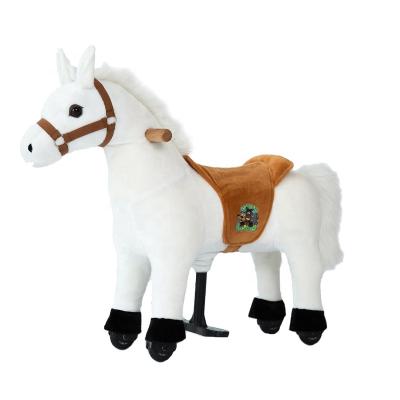 China Ride On Toy EU NEW Unicorn Riding Toys, Plush Mechanical Horse With Wheels for sale