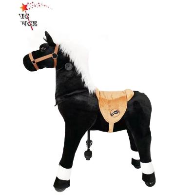 China Ride On Toy Magic Prince Mechanical Ride On Animal For Boy Mole Fox And Horse Walking Animal Toy for sale