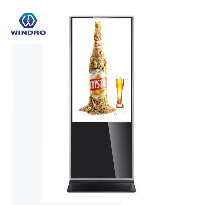 China 32 43 49 55 Indoor 65 Inch Totem Floor Standing Kiosk 32 Inch Capacitive Touch Screen Kiosk 43 Inch Indoor LCD Advertising Display for sale