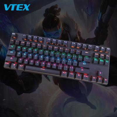 China Bestselling High Quality Wireless USB Multimedia Waterproof Ergonomic Gaming Wired Mechanical Keyboard à venda