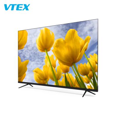 China Favorable Television Frameless 4k Smart TV Android TV Price Cheap Large Screen Television 55 Televisions for sale