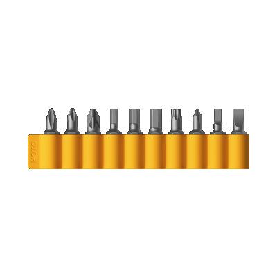 China HOTO Steel Home Tools Accessories Screwdriver Bit Set 25mm for sale