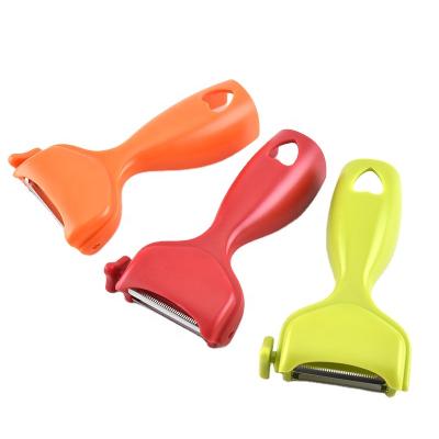 China Wholesale Professional ABS Stocked Handle Fruit Vegetable Apple Tool Kitchen Orange Peeler for sale