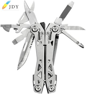 China 2021 unrated hot sale 14 in1 cutting pliers universal multitool camping combination accessories for sale