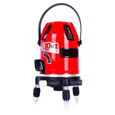 China DIY Tool 4V1H Wholesale 360 ​​Degree Red Line Laser Gate Cross Line Laser Level Suppliers for sale