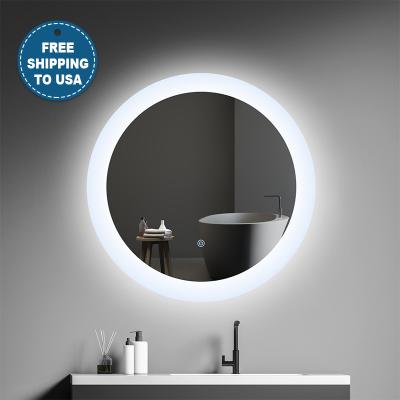 China Light-Equipped 200*200mm UL Anti-Fog Shower Mirror for a Luxurious Bathing Experience for sale