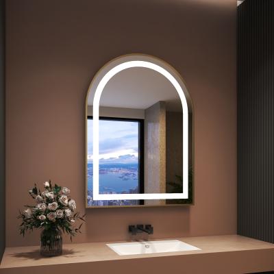 China 5mm Environmental Silver Mirror LED Bluetooth Wall Lamp Mirror for Hotel Bathroom Makeup for sale
