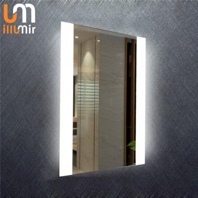 China Top Modern Hotel Illuminated Waterproof Smart Touch Screen Bathroom LED Light Mirror for Makeup for sale