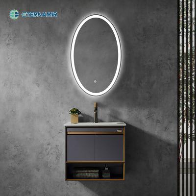 China Hotel Bathroom Accessories Round Wall Barber Station Fogless Shower Mirror Design for sale