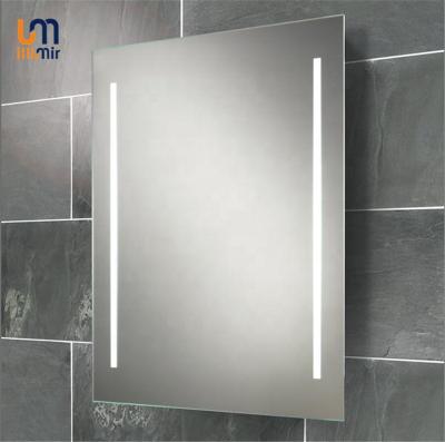 China Wall Mounted LED Makeup Mirror with Digital Clock and UL ETL CUL ETL CE Certification for sale