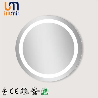 China Long Lasting Bathroom Mirror With Lights Aesthetic Round Illuminated Bathroom Mirror for sale