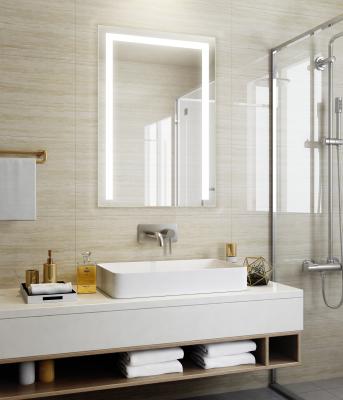 China Custom-made LED Mirror in Modern Design Style for Hotel Bathroom Rectangle Light for sale