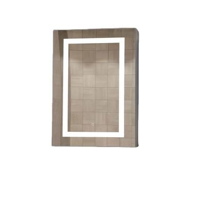 Chine Matériau d'aluminium LED miroir de vanité pour le cercle personnalisé miroir en bois et salle de bain à vendre