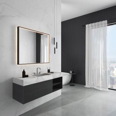 China Smart Manufacture Bathroom Mirror with Color Temperature Options and 90° Shine Angle for sale