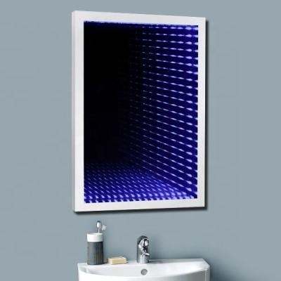 China CE IP44 3D Bathroom LED Infinity Mirror with Replaceable 2835 SMD LED Strip for sale