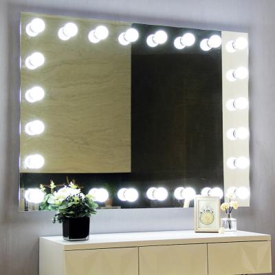 China 24pcs G60 Bulbs LM-80 Tested Hollywood Vanity Mirror W800xH600xD70mm for Wall Mounting for sale