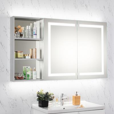 China Wall Mounted Modern LED Medicine Cabinet with Speaker and Illuminated Mirror Design for sale