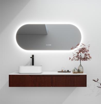 China Lighting Defogging Touch Function LED Bathroom Mirror with Magnifying Feature for sale