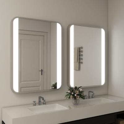 China Oval Shape Chinese Modern Bathroom LED Mirror with Bluetooth Music Speaker and Smart Light for sale