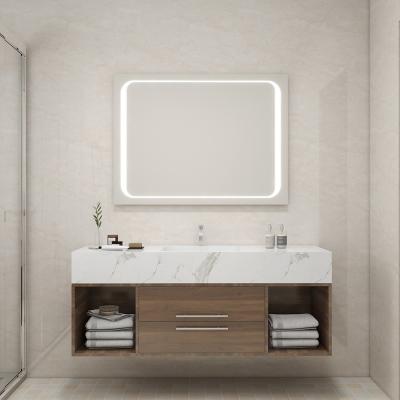 China Brand Impact Thoughtful Attention Enhancing Effect Bathroom Mirror With Lights For Hotel for sale