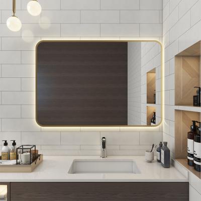 China Client first Spacious mirror surface Damp-proof Vanity Mirror With Lights for Home and Hotel for sale