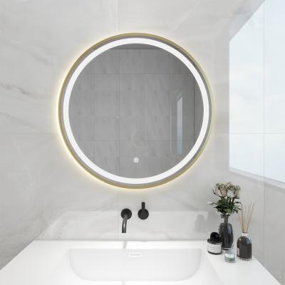 China Diseño giratorio de marca famosa Espejo reversible Espejo de baño con luces para el hogar y el hotel en venta