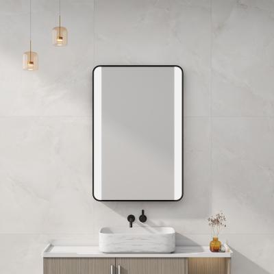 China Graceful shape Economical illumination Mute design Bathroom Mirror With Color-changing Lights for Home and Hotel for sale