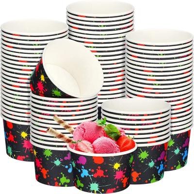 China High quality recycled materials 100% food grade kraft paper bowl disposable paper soup bowls for hot food for sale