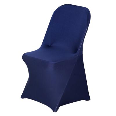 China Wholesale Single Banquet Folding Chair Covers Spandex Lycra Chair Cover for sale