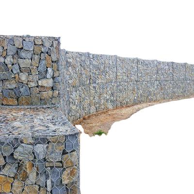 China Rustproof Hexagonal Wire Mesh Stone Wall Gabion Box for sale