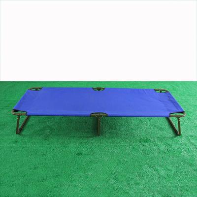 China Hot Sale Steel Frame Durable Classic Military Cot Single Easy Folding Metal Sofa Bed Camping Bed Cots OEM for sale