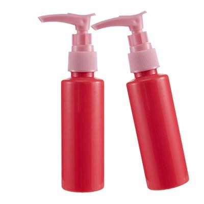 China Small 60ml Hand Lotion Cosmetic Plastic Empty Bottle Pump Plastic Pet Sanitizer Hand Wash Bottle for sale