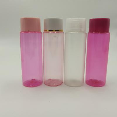 China 60ml Clean Liquid Plastic Cosmetic Toner Bottle Skin Care Packaging Screen Printing PET Pump Sprayer Beauty Packaging Can Be Screen Printing for sale