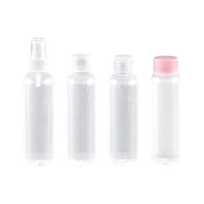 China Cheap Household Products Hot Selling Price Travel Pocket Alcohol Spray Bottles PET Transparent With Plastic Lid 100ml Screen Printing Mist Sprayer for sale