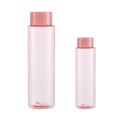 China Household Products Empty Clear Clear Body Pump Shampoo Lotion Bottle 100ml PET Plastic Screen Printing Screw Cap Household Products for sale