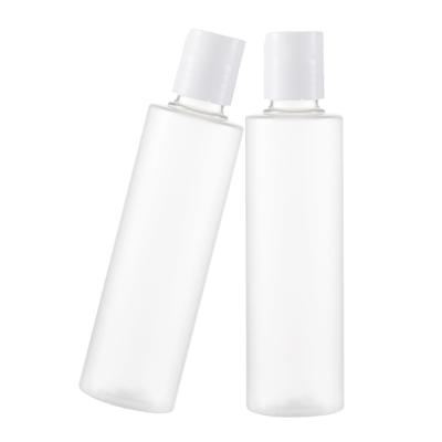 China Household Products Clear Plastic 100ml PET Alcohol Sanitizer Squeeze Bottles With Pump For Sale Clear Flip Top Lotion Bottles for sale