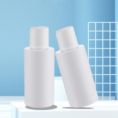 China Household Products 60ml PET Hotel Shampoo Empty White Plastic Squeeze Wash Bottle Packaging Custom Body Lotion Bottle Portable Screen Printing 20mm for sale